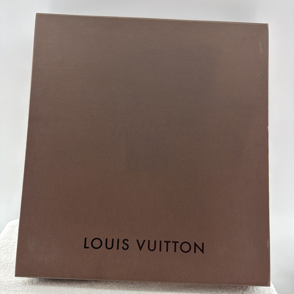 Louis Vuitton Large Empty Box 19" x 17.5" x 2.5" Gifts Purse Clothes Authentic